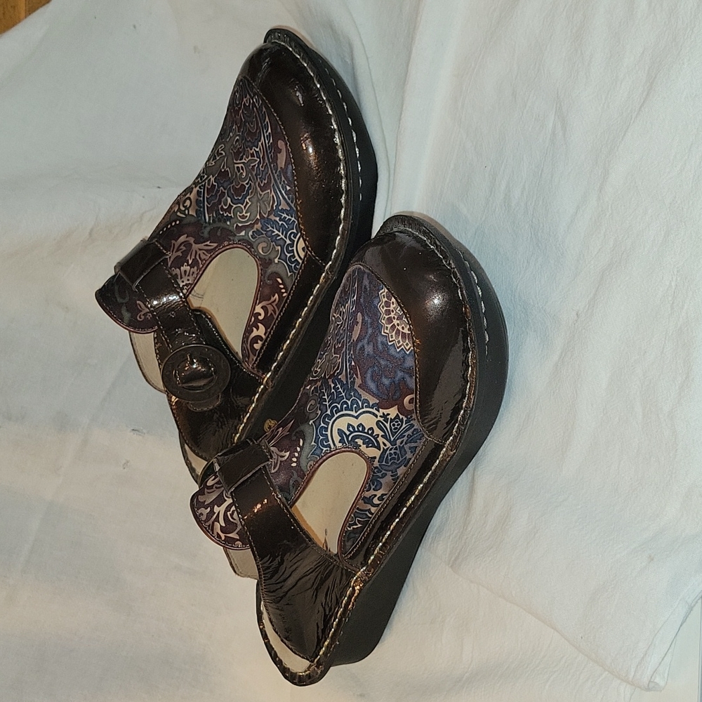 Alegria ALG-382 Paisley Mule Slide Shoes Sz. 38 / 8